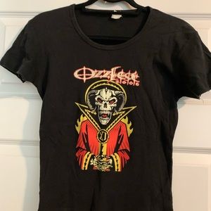 Black OzzFest 2006 Tee